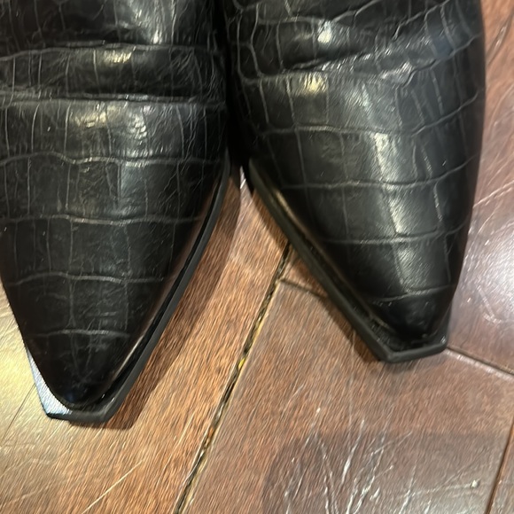 Frank and Oak black wester-style sling backs - Picture 4 of 5